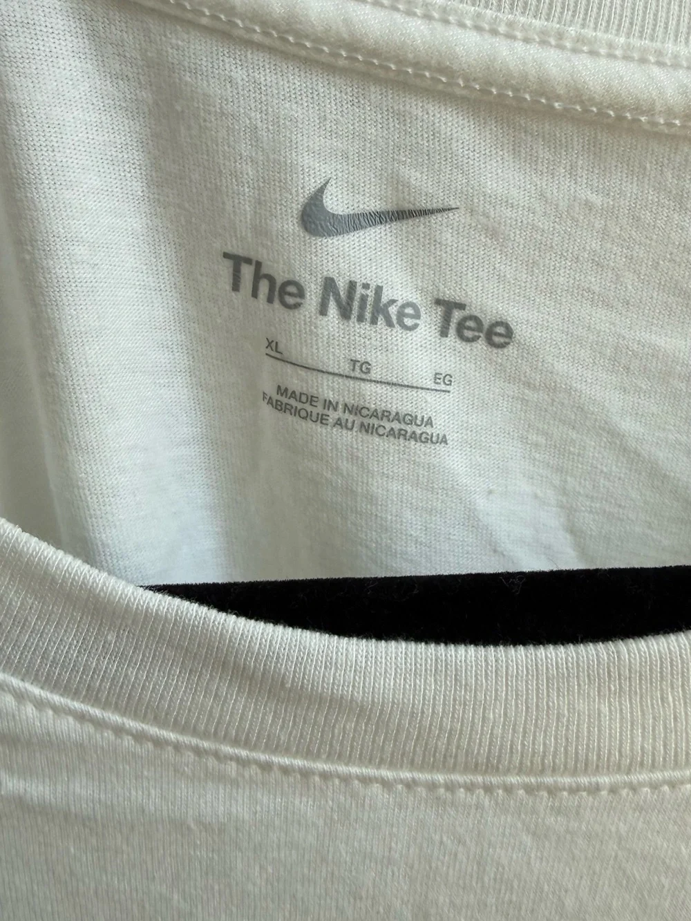 NWT Nike Men’s White Long Sleeve Logo T-Shirt Size XL